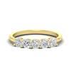 Load image into Gallery viewer, elegant-cushion-diamond-five-stone-anniversary-ringin-yellow-gold-fdwb8008cusleep-1.00ct-nl-yg?v=1773297291
