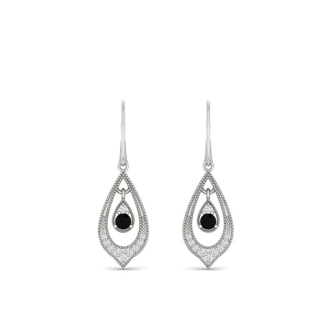 elegant-diamond-and-black-diamond-milgrain-openwork-dangle-earrings-in-white-gold-FDEAR11389GBLACK-NL-WG