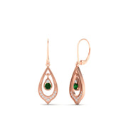 elegant-diamond-and-emerald-milgrain-openwork-dangle-earrings-in-rose-gold-FDEAR11389GEMGR-NL-RG