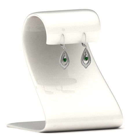 elegant-diamond-and-emerald-milgrain-openwork-dangle-earrings-in-white-gold-FDEAR11389GEMGR-NL-WG