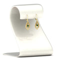 Thumbnail 80 - elegant-diamond-and-emerald-milgrain-openwork-dangle-earrings-in-yellow-gold-FDEAR11389GEMGR-NL-YG