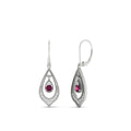 Thumbnail 41 - elegant-diamond-and-pink-sapphire-milgrain-openwork-dangle-earrings-in-white-gold-FDEAR11389GSADRPI-NL-WG