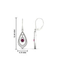 Thumbnail 43 - elegant-diamond-and-pink-sapphire-milgrain-openwork-dangle-earrings-in-white-gold-FDEAR11389GSADRPI-NL-WG