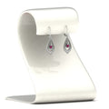 Thumbnail 45 - elegant-diamond-and-pink-sapphire-milgrain-openwork-dangle-earrings-in-white-gold-FDEAR11389GSADRPI-NL-WG