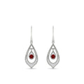 Thumbnail 54 - elegant-diamond-and-ruby-milgrain-openwork-dangle-earrings-in-white-gold-FDEAR11389GRUDR-NL-WG