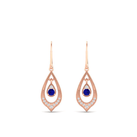 elegant-diamond-and-sapphire-milgrain-openwork-dangle-earrings-in-rose-gold-FDEAR11389GSABL-NL-RG