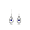 Thumbnail 39 - elegant-diamond-and-sapphire-milgrain-openwork-dangle-earrings-in-white-gold-FDEAR11389GSABL-NL-WG