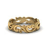 Load image into Gallery viewer, elegant-filigree-wedding-band--in-14K-yellow-gold-FD50063B-NL-YG