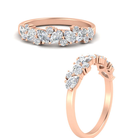 elegant-half-carat-pear-and-round-diamond-anniversary-cluster-ring-in-rose-gold-FD9174BANGLE3-0.50CT-NL-RG
