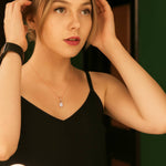 Load image into Gallery viewer, Bezel Pear Water Drop Solitaire Pendant
