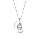 Load image into Gallery viewer, Bezel Pear Water Drop Solitaire Pendant
