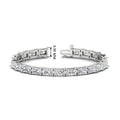 Thumbnail 3 - elegant-radiant-cut-tennis-bracelet-white-gold-fdbrc10220raangle2-17-00ct-nl-wg