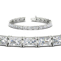 Thumbnail 1 - elegant-radiant-cut-tennis-bracelet-white-gold-fdbrc10220raangle2-17-00ct-nl-wg