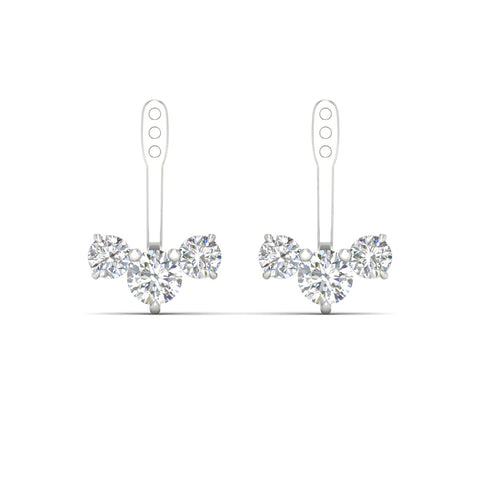 Round Diamond Tree Earring Jackets