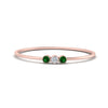 Load image into Gallery viewer, emerald-3-stone-bezel-delicate-ring-in-rose-gold-FD9412RORGEMGR-NL-RG.jpg
