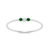 Load image into Gallery viewer, emerald-3-stone-bezel-delicate-ring-in-white-gold-FD9412RORGEMGR-NL-WG.jpg
