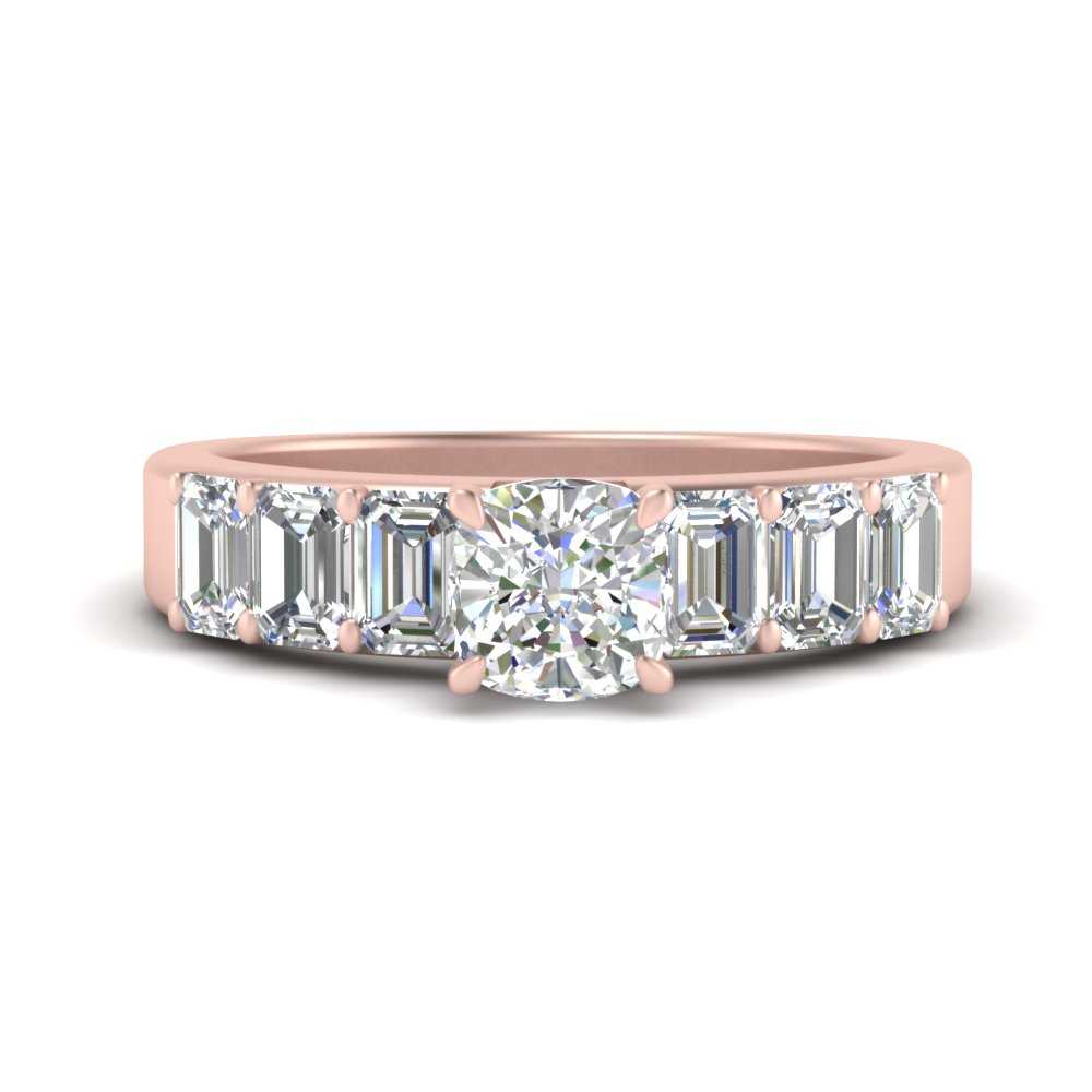 Cushion Cut Luxurious Engagement Ring