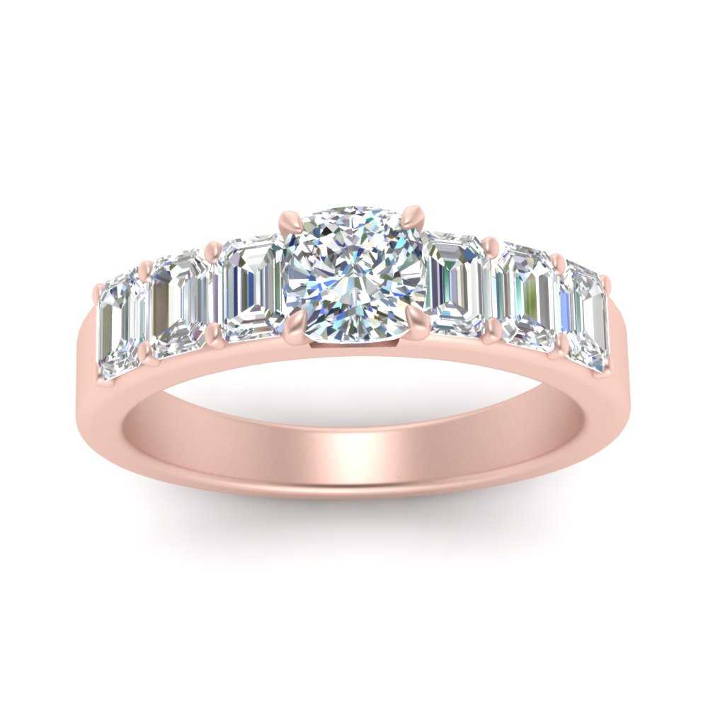 Cushion Cut Luxurious Engagement Ring