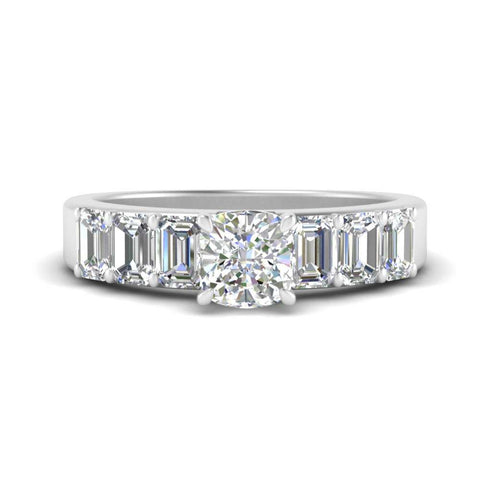 Cushion Cut Luxurious Engagement Ring
