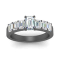 Thumbnail 11 - Emerald Cut Luxury Engagement Ring