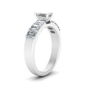 Thumbnail 3 - Emerald Cut Luxury Engagement Ring
