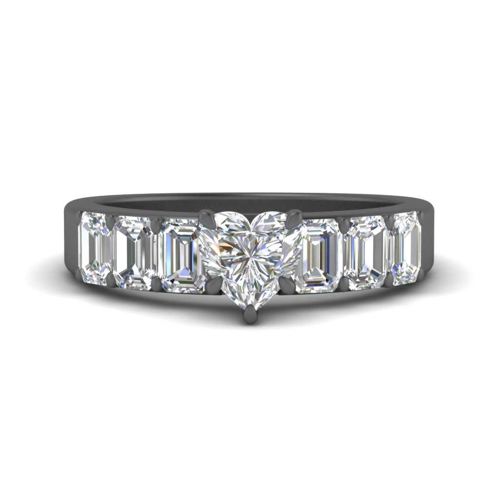 Heart Shaped Luxurious Engagement Ring