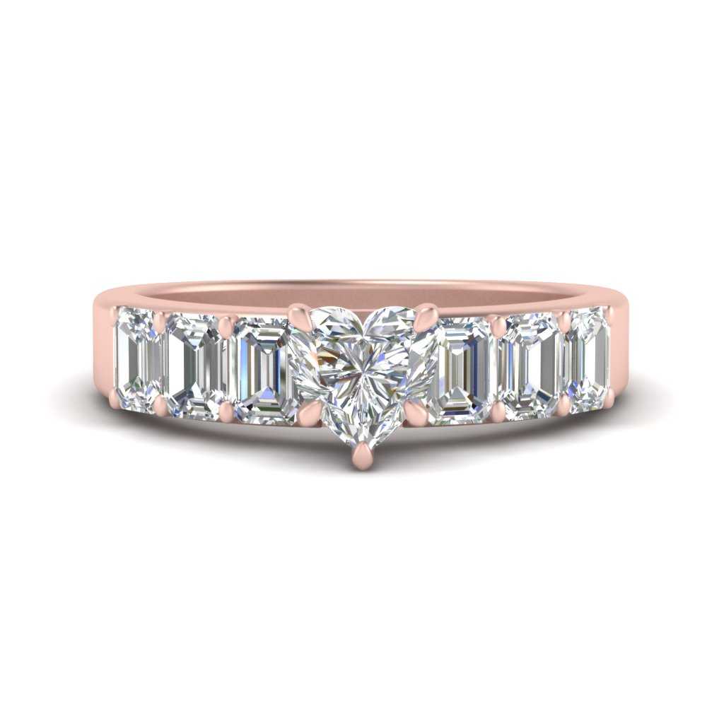 Heart Shaped Luxurious Engagement Ring