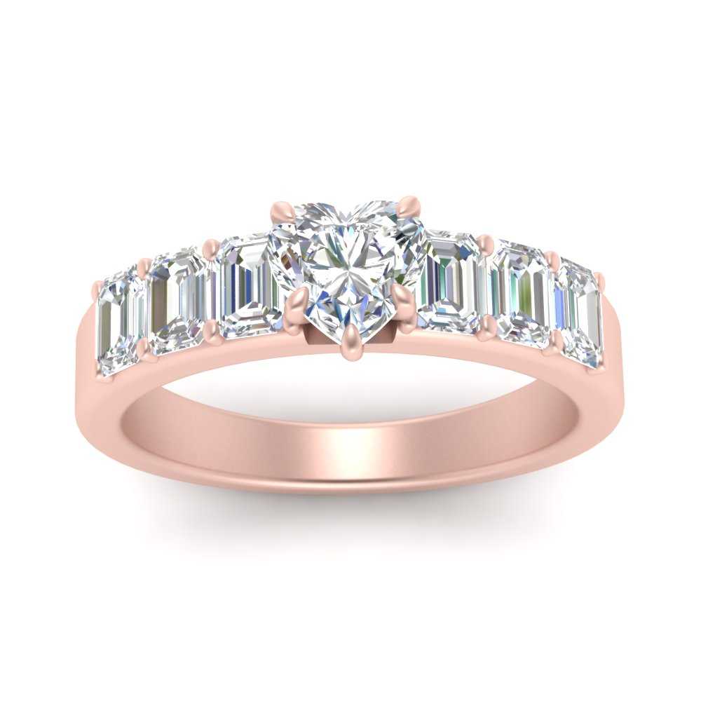 Heart Shaped Luxurious Engagement Ring