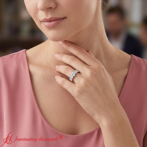 Heart Shaped Luxurious Engagement Ring