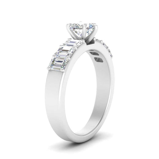 Heart Shaped Luxurious Engagement Ring
