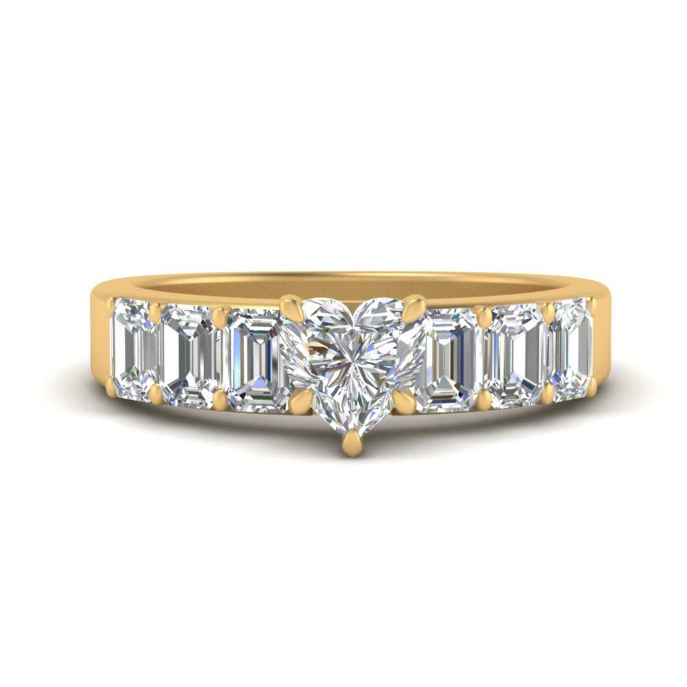 Heart Shaped Luxurious Engagement Ring