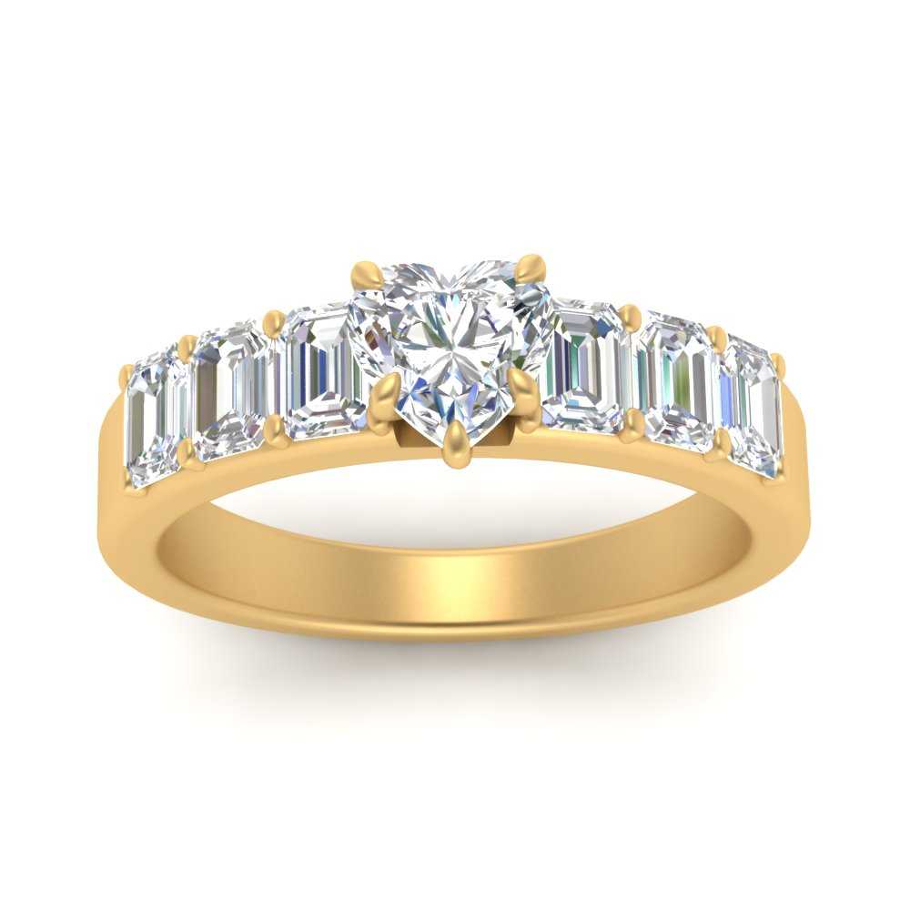 Heart Shaped Luxurious Engagement Ring