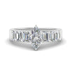 Load image into Gallery viewer, Marquise Shaped Luxurious Engagement Ring