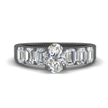 Thumbnail 10 - Oval Cut Luxurious Engagement Ring