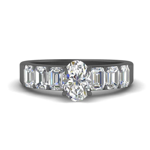 Oval Cut Luxurious Engagement Ring