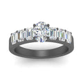 Thumbnail 11 - Oval Cut Luxurious Engagement Ring