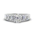 Thumbnail 4 - Oval Cut Luxurious Engagement Ring