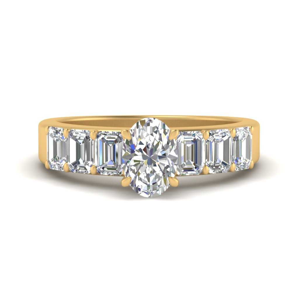 Oval Cut Luxurious Engagement Ring