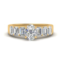 Thumbnail 1 - Oval Cut Luxurious Engagement Ring