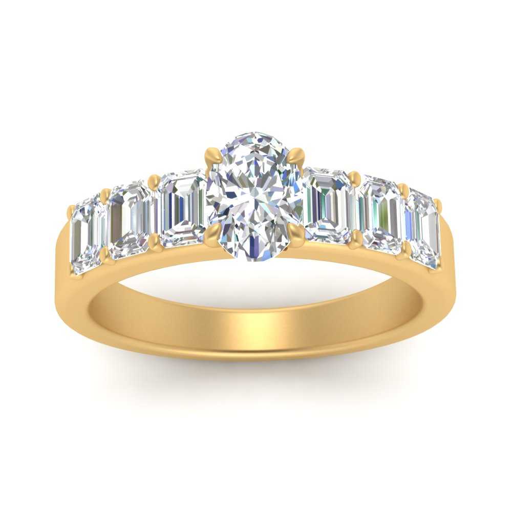 Oval Cut Luxurious Engagement Ring