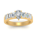 Thumbnail 8 - Pear Cut Luxurious Engagement Ring
