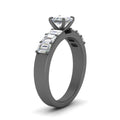 Thumbnail 12 - Princess Cut Luxurious Engagement Ring