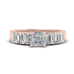 Load image into Gallery viewer, Princess Cut Luxurious Engagement Ring
