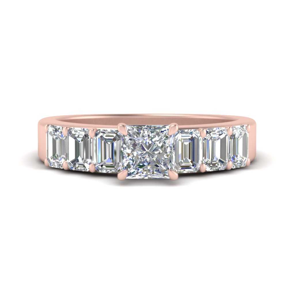 Princess Cut Luxurious Engagement Ring