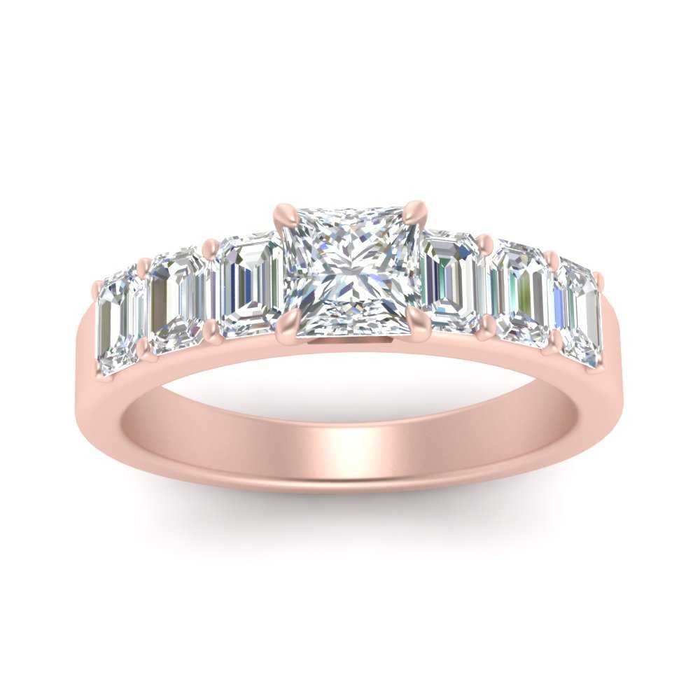 Princess Cut Luxurious Engagement Ring