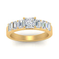 Thumbnail 8 - Princess Cut Luxurious Engagement Ring