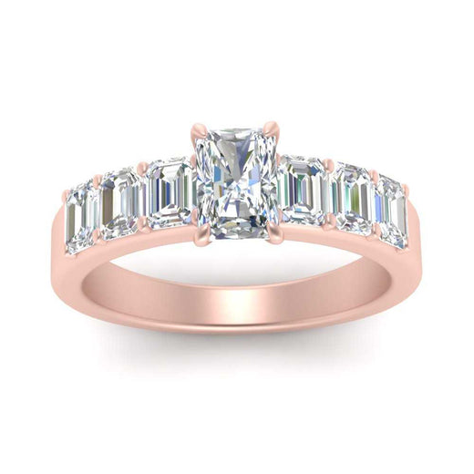 Radiant Cut Luxurious Engagement Ring