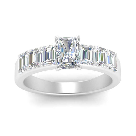 Radiant Cut Luxurious Engagement Ring