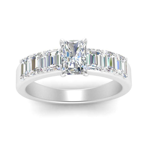 Radiant Cut Luxurious Engagement Ring