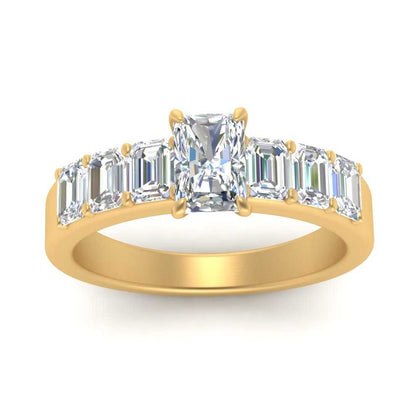 Radiant Cut Luxurious Engagement Ring